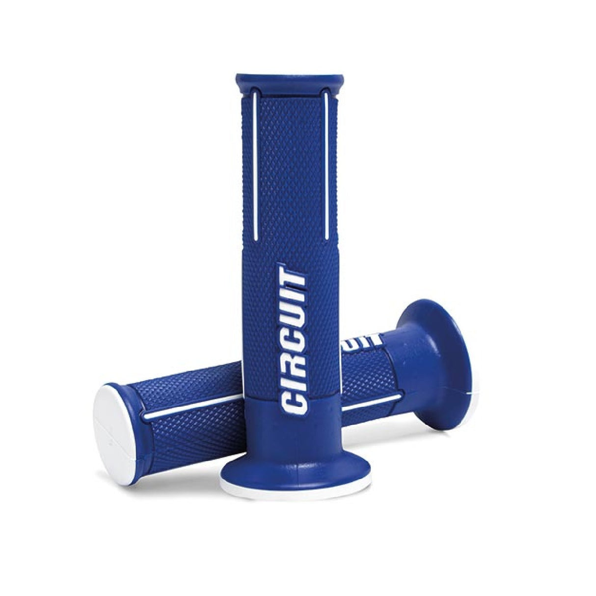 Circuit Equipment SPEED Blau-Weiß Offene Motorradgriffe MA053-242