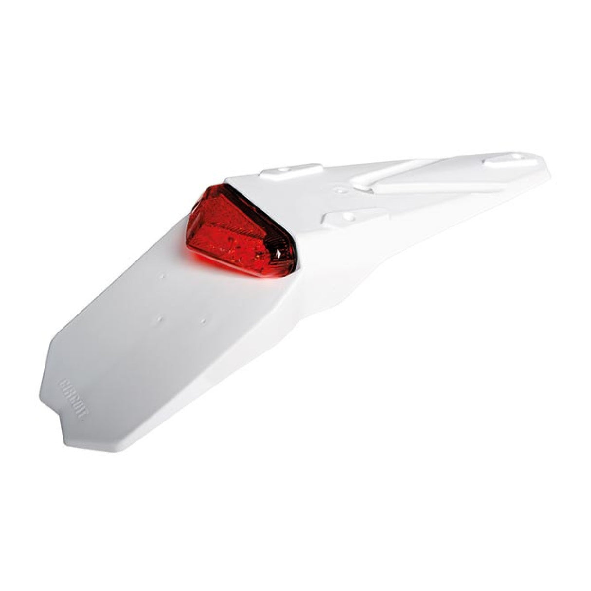 Soporte universal para matrícula de enduro MANTIS de Circuit Equipment, blanco transparente, PT003-22I