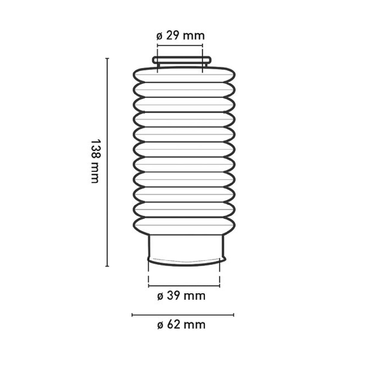 Fuelles de horquilla Circuit Equipment para motocicletas Harley-Davidson, color negro SS011-001