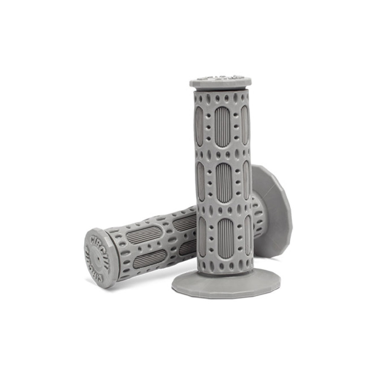 Puños para motocicleta Circuit Equipment color gris CAFFE MA045-003