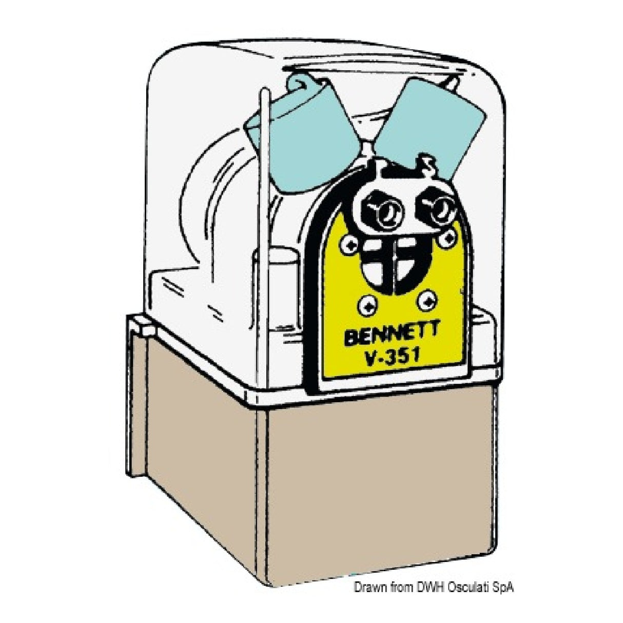 Válvula solenoide de repuesto Bennett para aleta de compensación