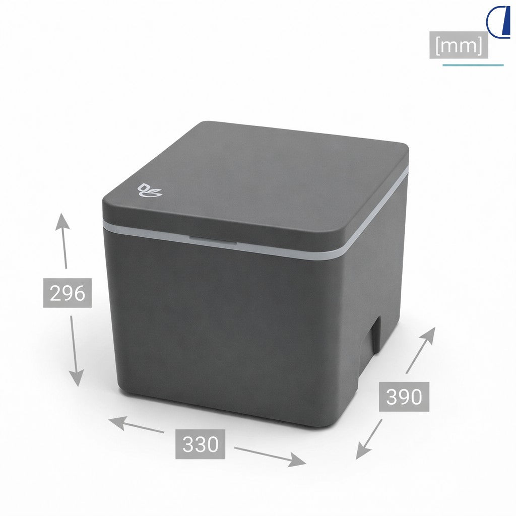 Trelino Evo S WC a secco separatore antracite per camper e furgone