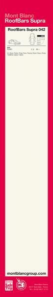 Montblanc Barre portatutto Supra 42