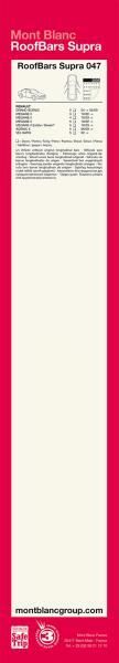 Montblanc Supra 47 Dachgepäckträger