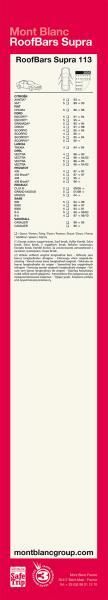 Montblanc Barre portatutto Supra 113