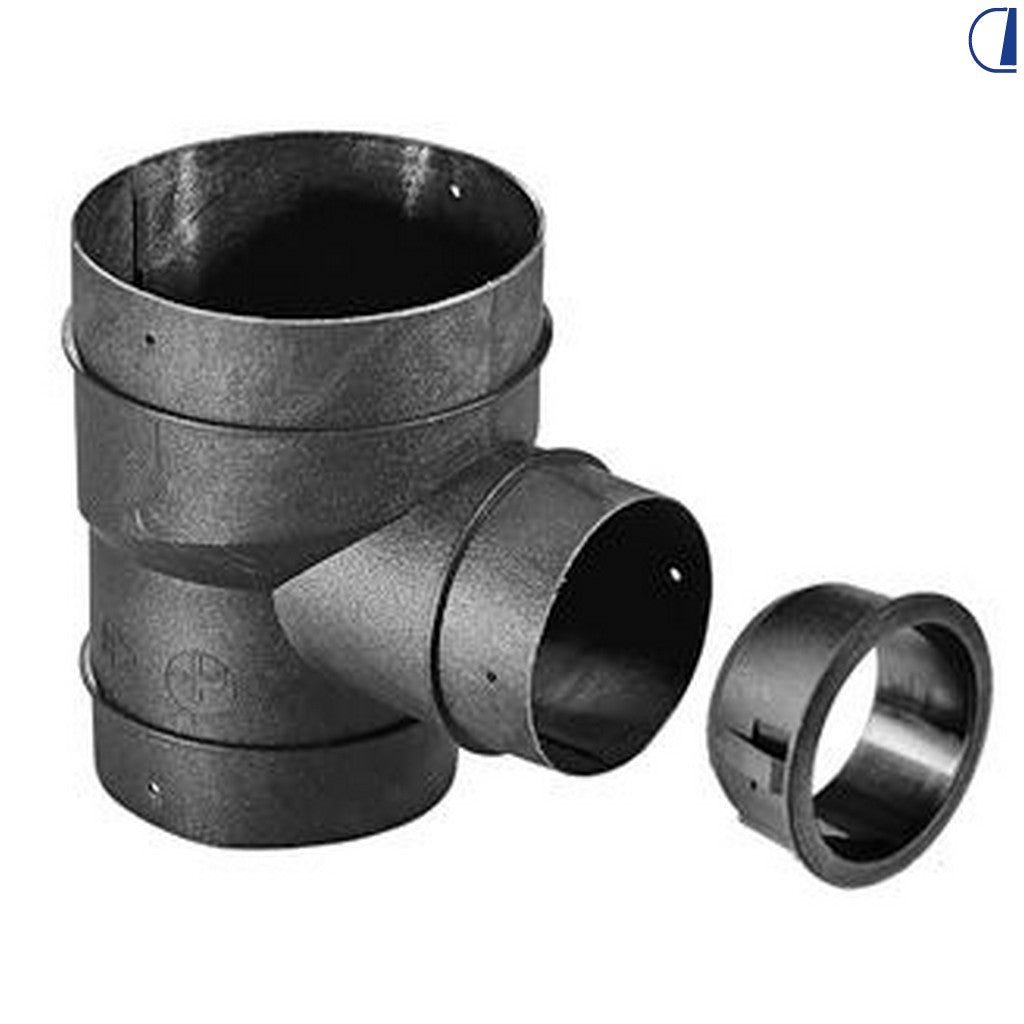Divisore aria LR 80 per tubi Ø 80 mm – 1 uscita Ø 65/72 mm e 1 Ø 49 mm