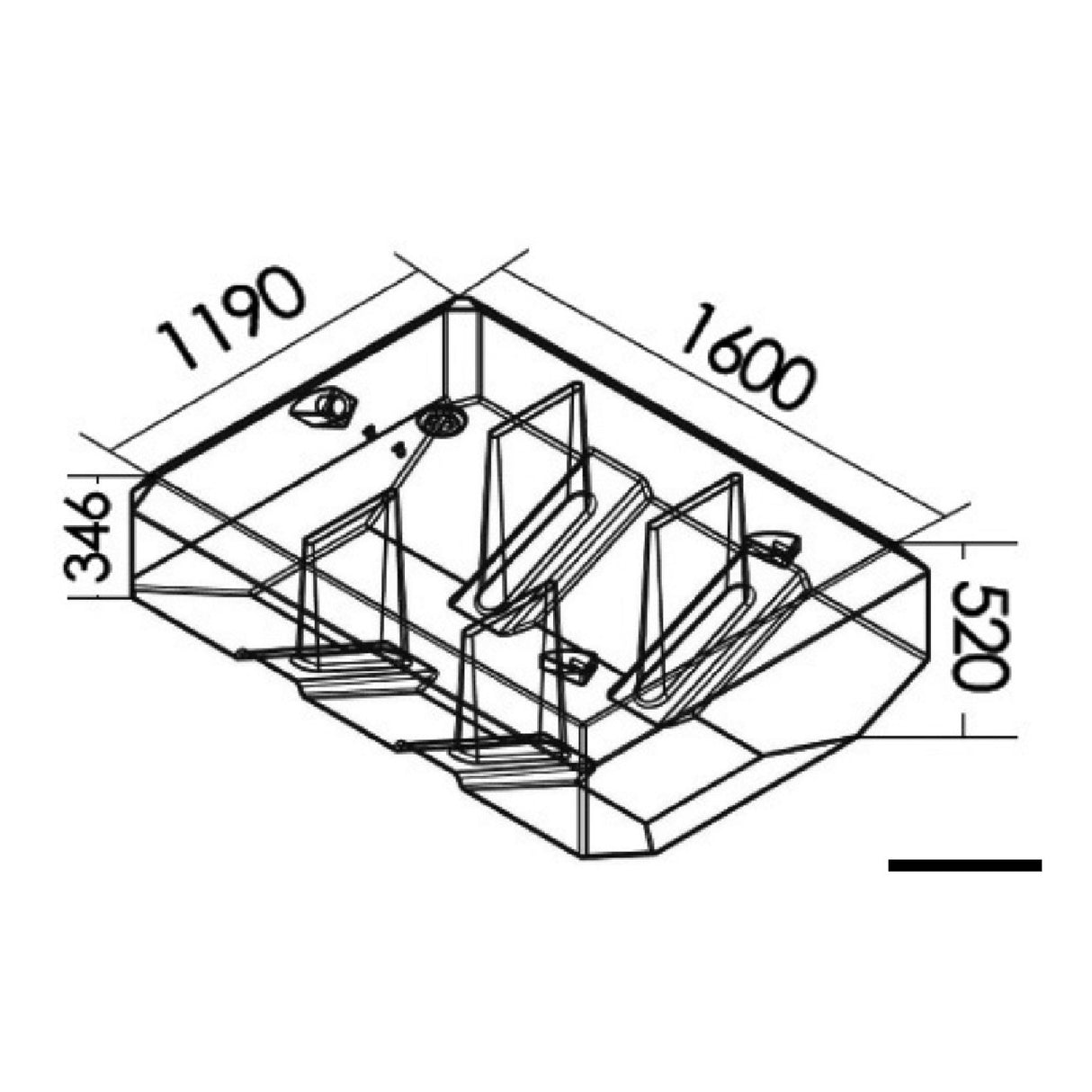 Osculati Kraftstofftank 52.032.14