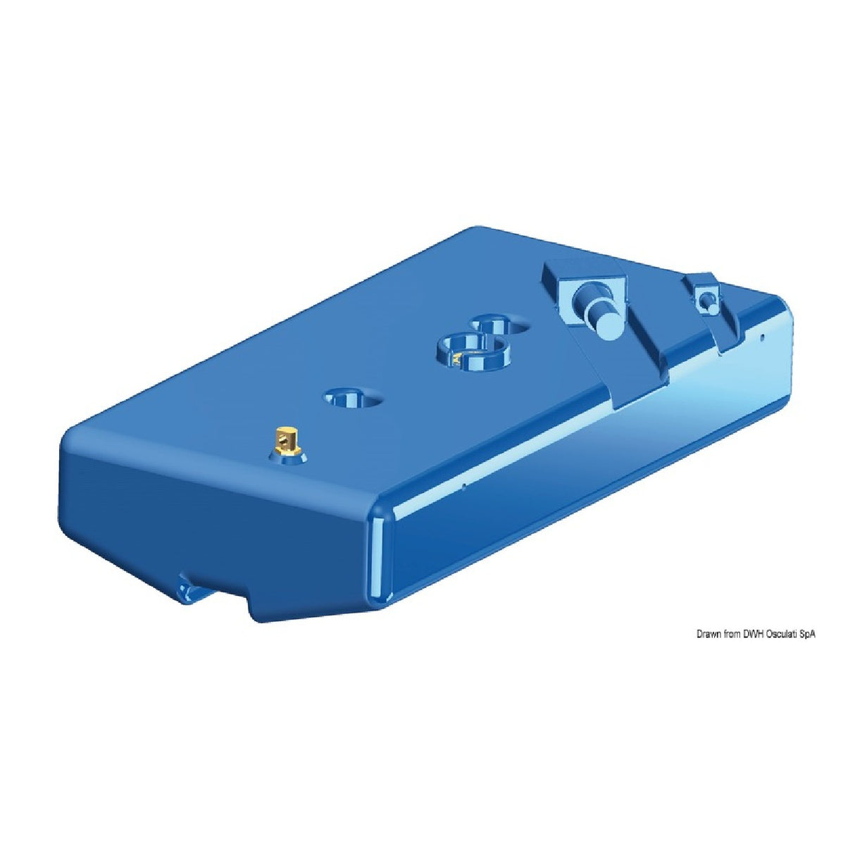 Osculati Benzintank aus vernetztem Polyethylen, 62-347 l, 52.035.01