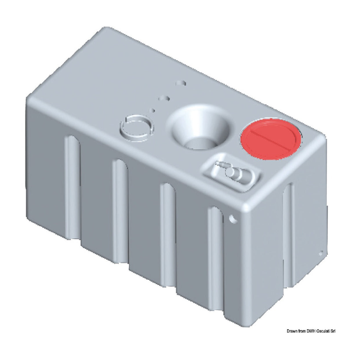 Tanque rígido modular Osculati para agua potable horizontal 52.194.80