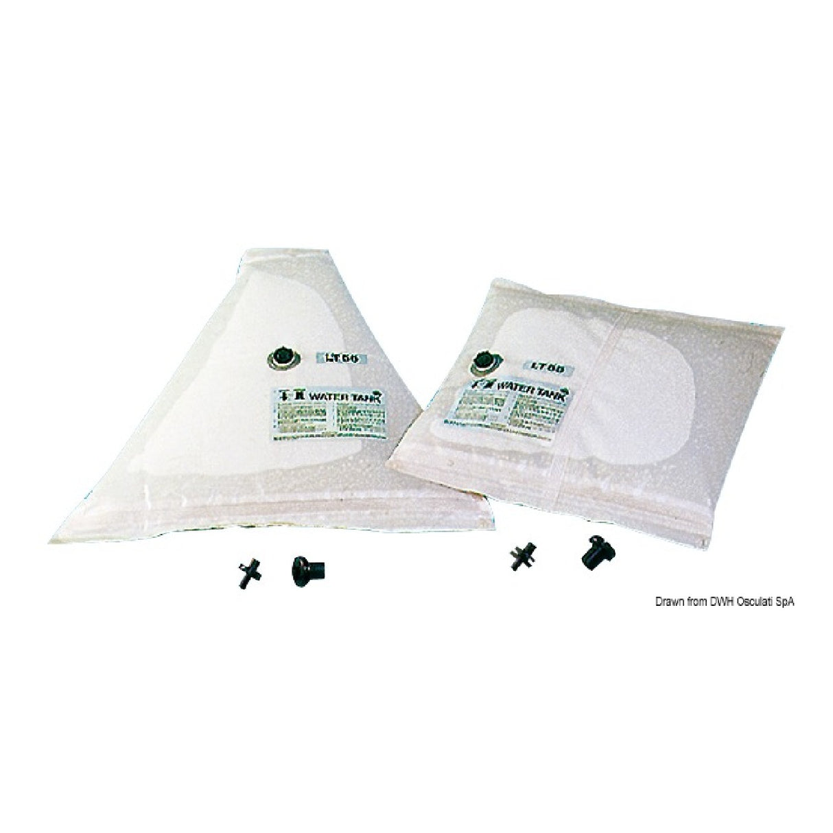 Osculati Dreieckiger flexibler Wassertank 52.196.05