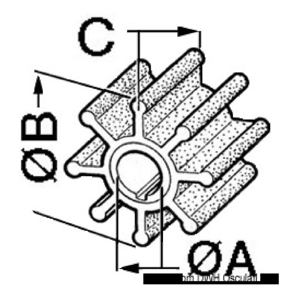 Cef marine Girante MERCURY 3,6/9,9 HP