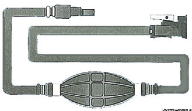 Osculati Kraftstoffleitung mit 2 Suzuki Anschlüssen 52.731.81