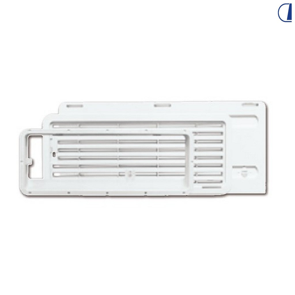 Griglia di ventilazione per frigorifero camper 451x156 mm bianca