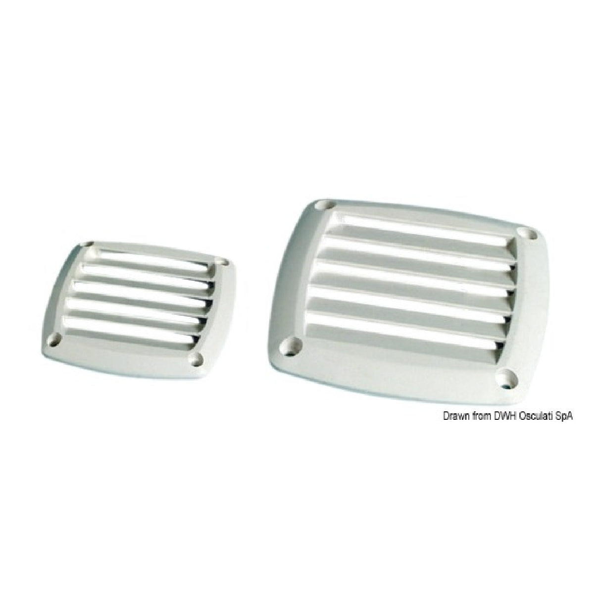 Osculati ABS-Lufteinlassgitter 85x85 mm 53.273.26