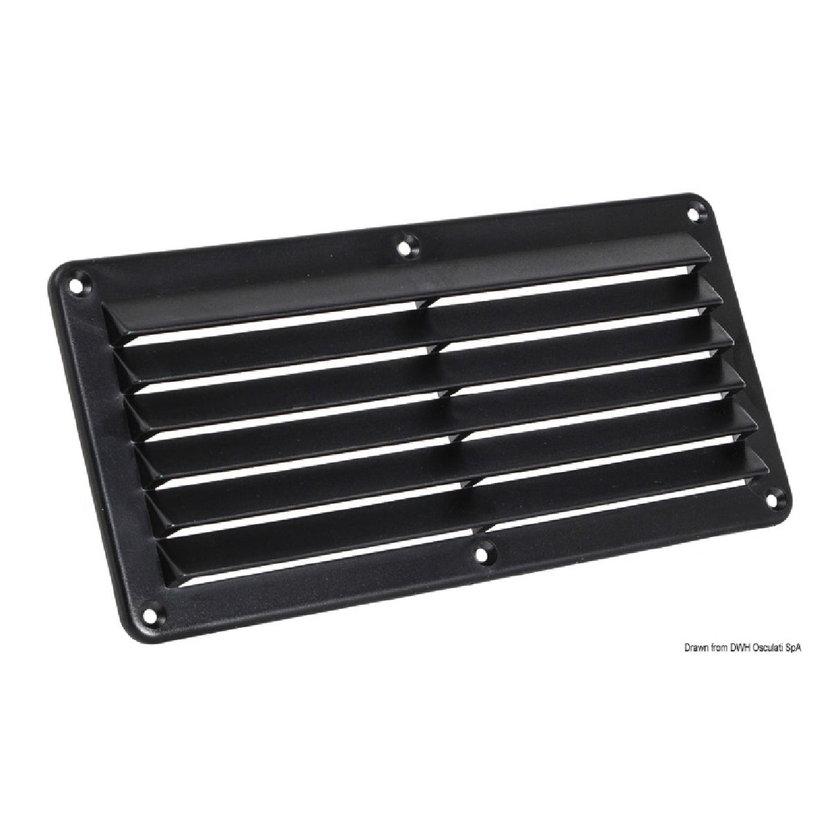 Osculati Entrada de aire de nailon 125x260 mm 53.301.05