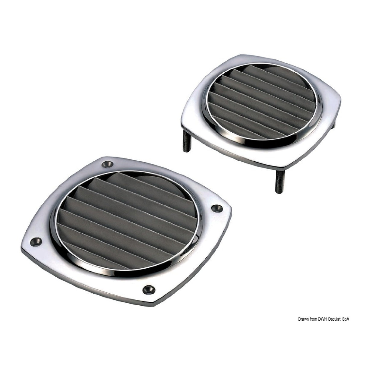 Osculati Presa d'aria in Acciaio Inox con viti/prigionieri 53.301.80