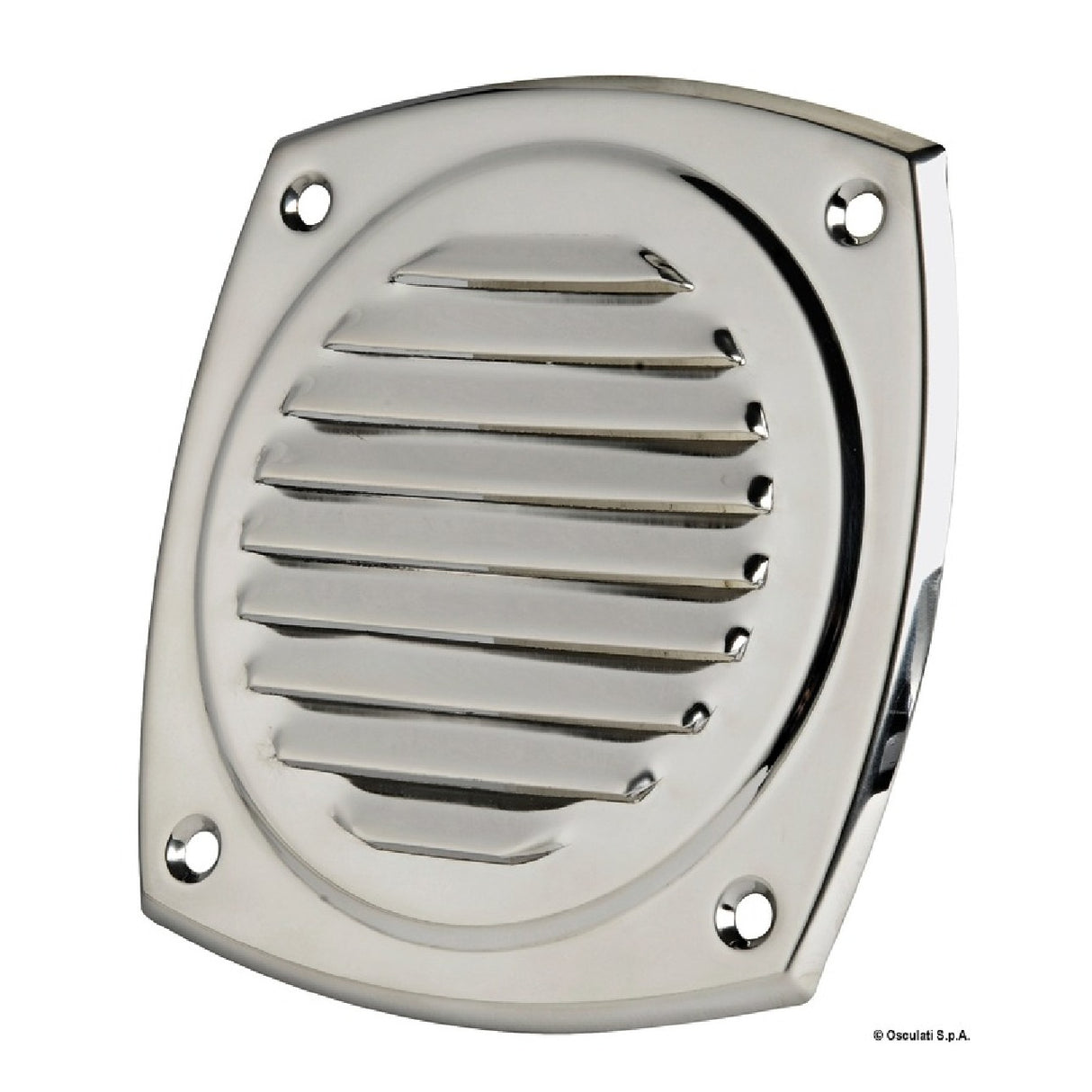 Rejilla de ventilación de acero inoxidable Osculati 53.302.01