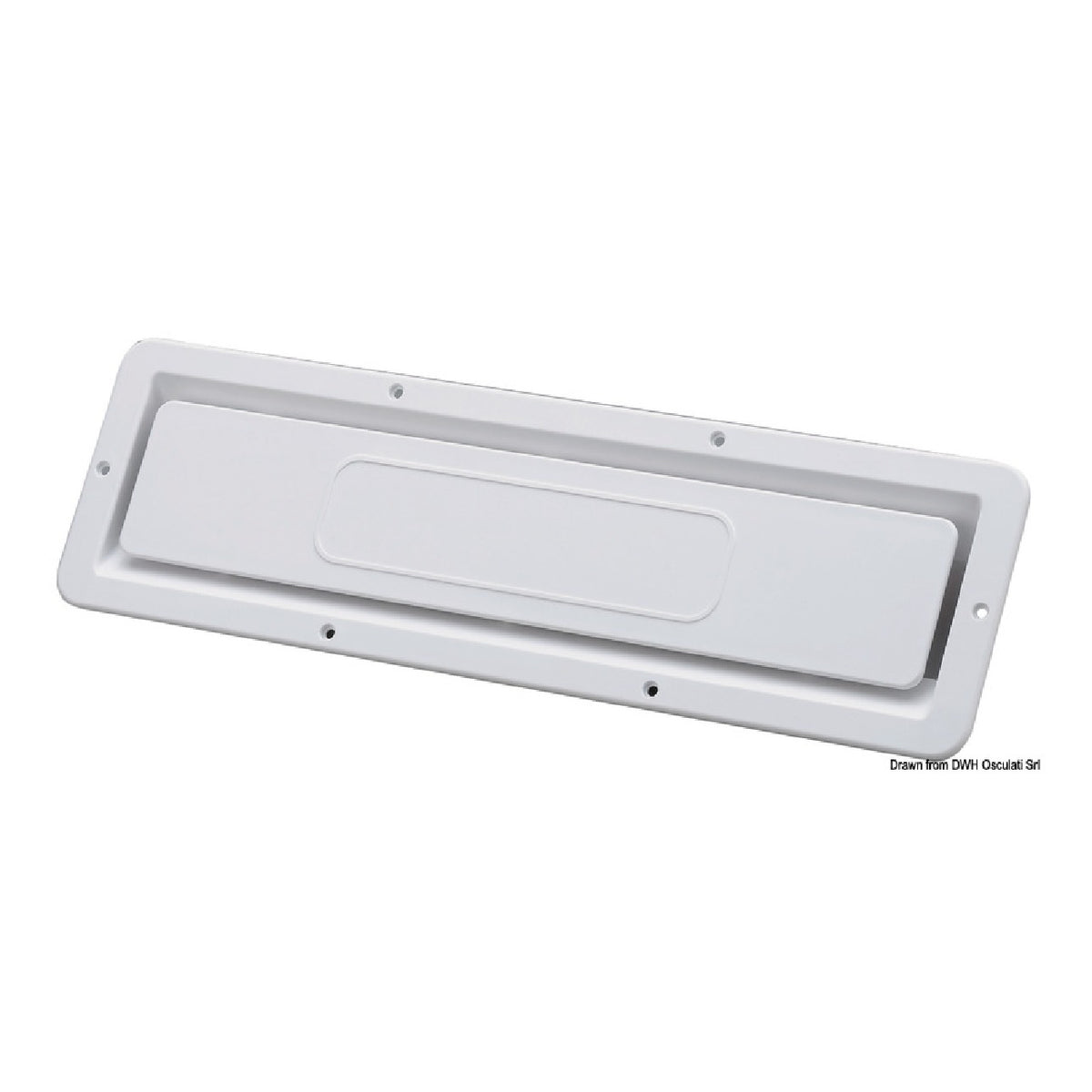 Osculati Presa aria per locale motori in ABS bianco resistente UV 53.408.00