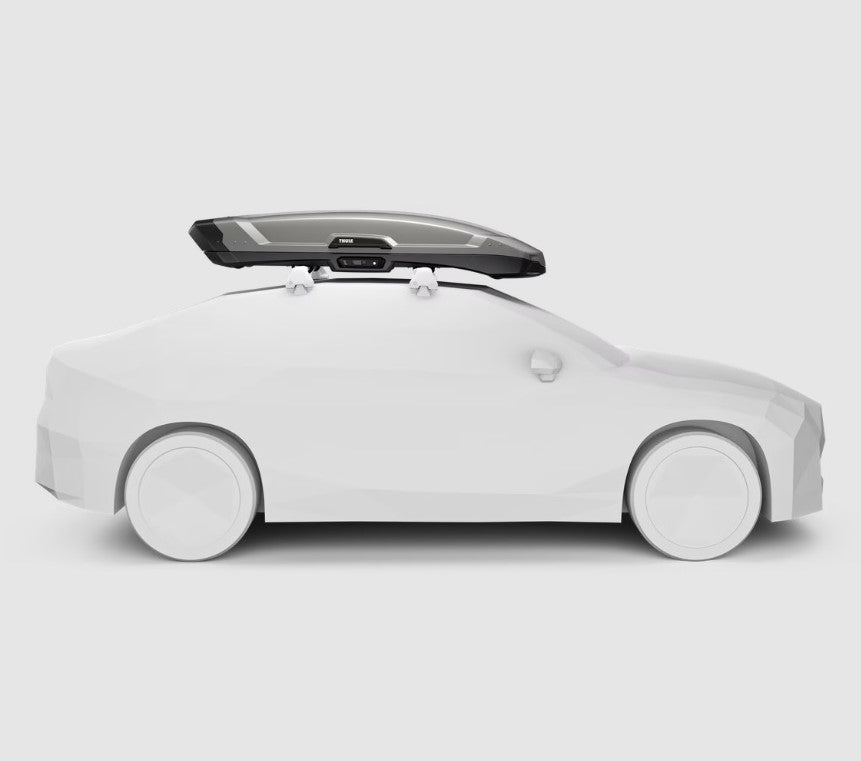 Thule 613500 Auto Vector Alpine Dachbox, Matt Titanium, Zweifarbig