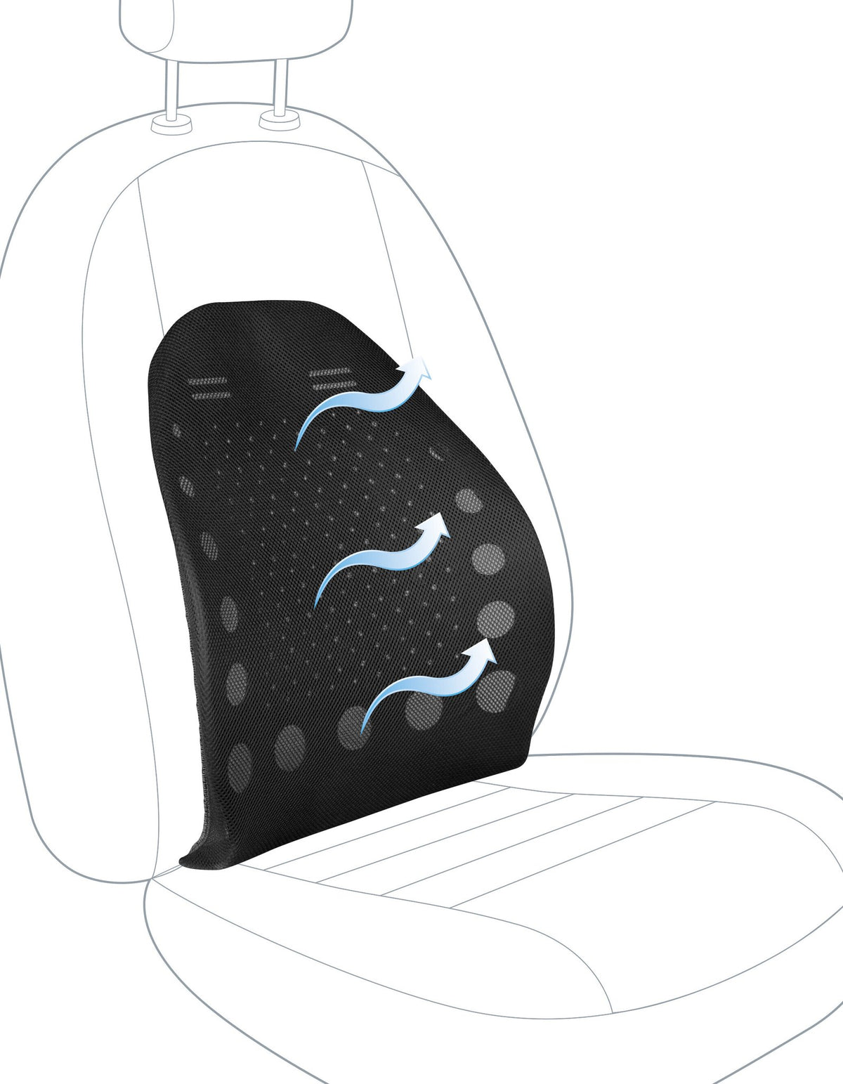 Lampa Air Back Pro, supporto lombare ergonomico - 50x40 cm 54404