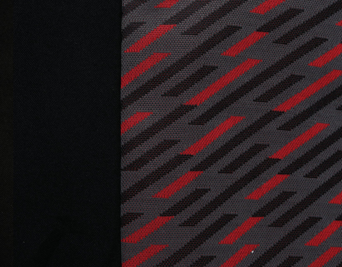Free, set fodere coordinate - Nero/Rosso