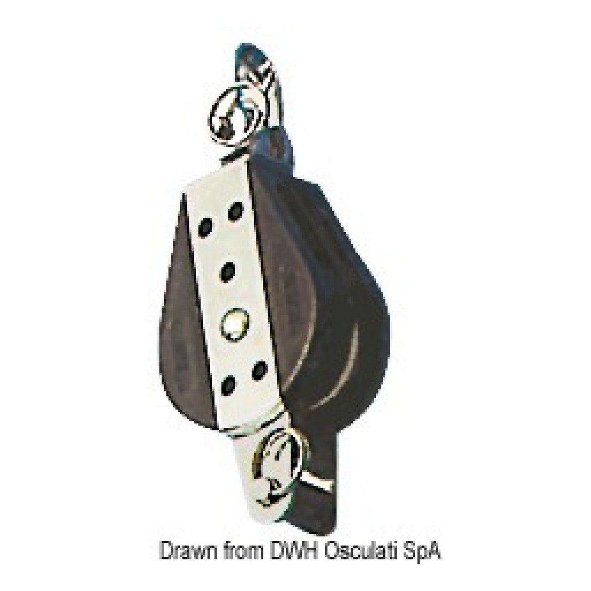 Viadana Bozzello sfere 1 puleggia girevole arricavo