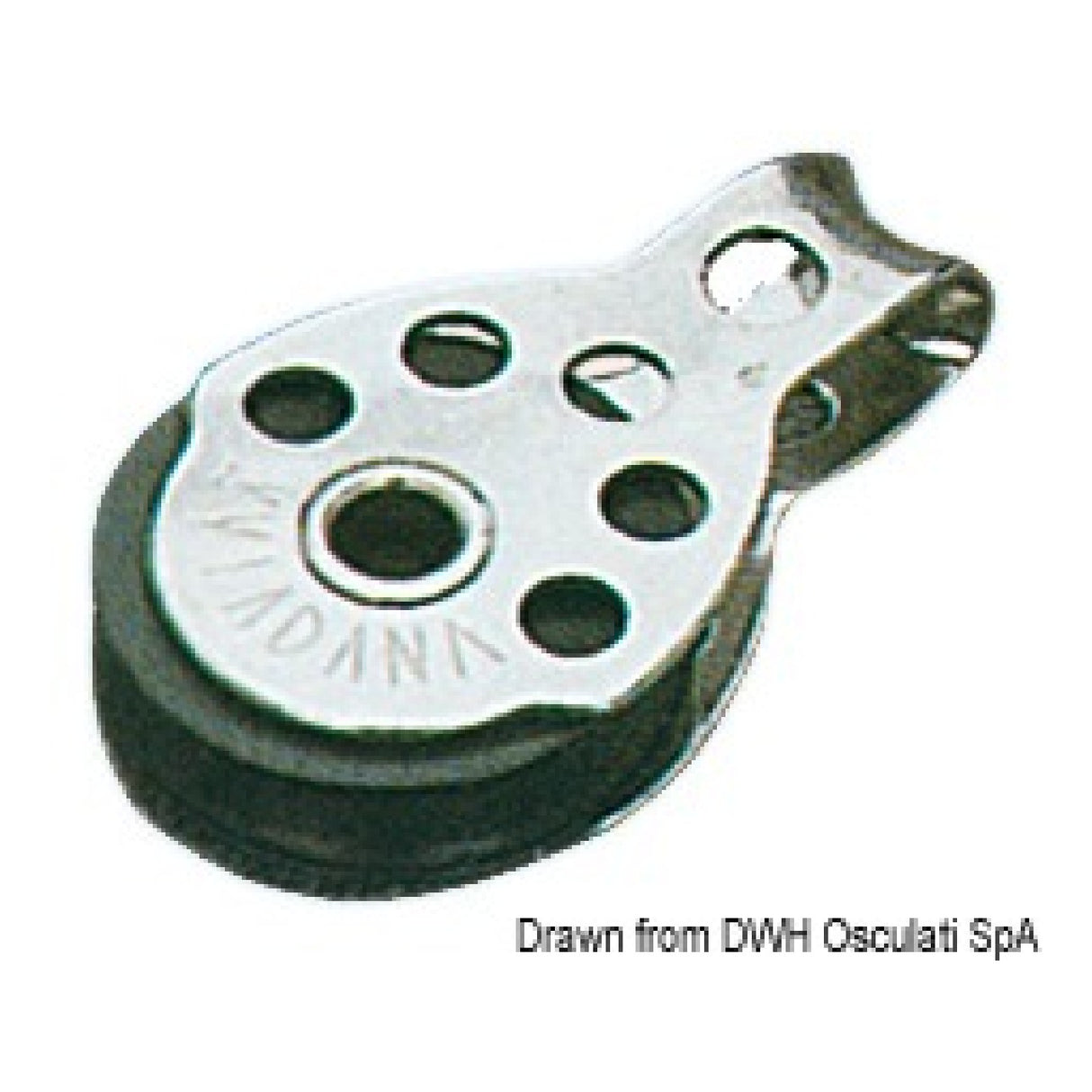 Viadana Mini Regatta Blöcke für Seile bis 6 mm 6x25