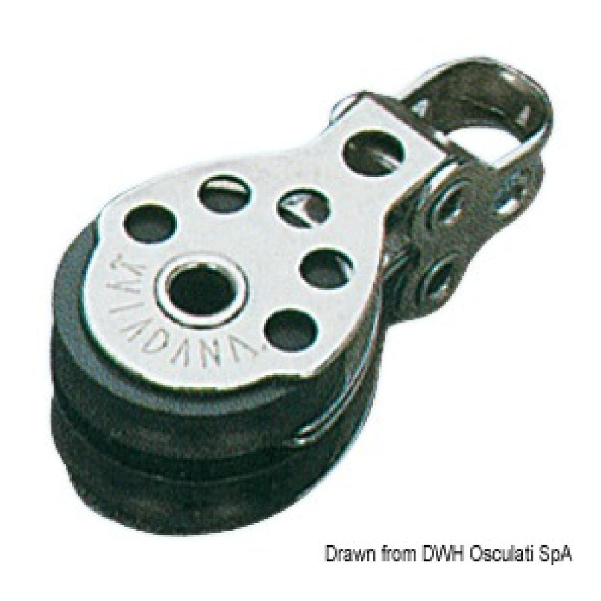 Viadana Mini Regatta Blöcke für Seile bis 6 mm 6x25