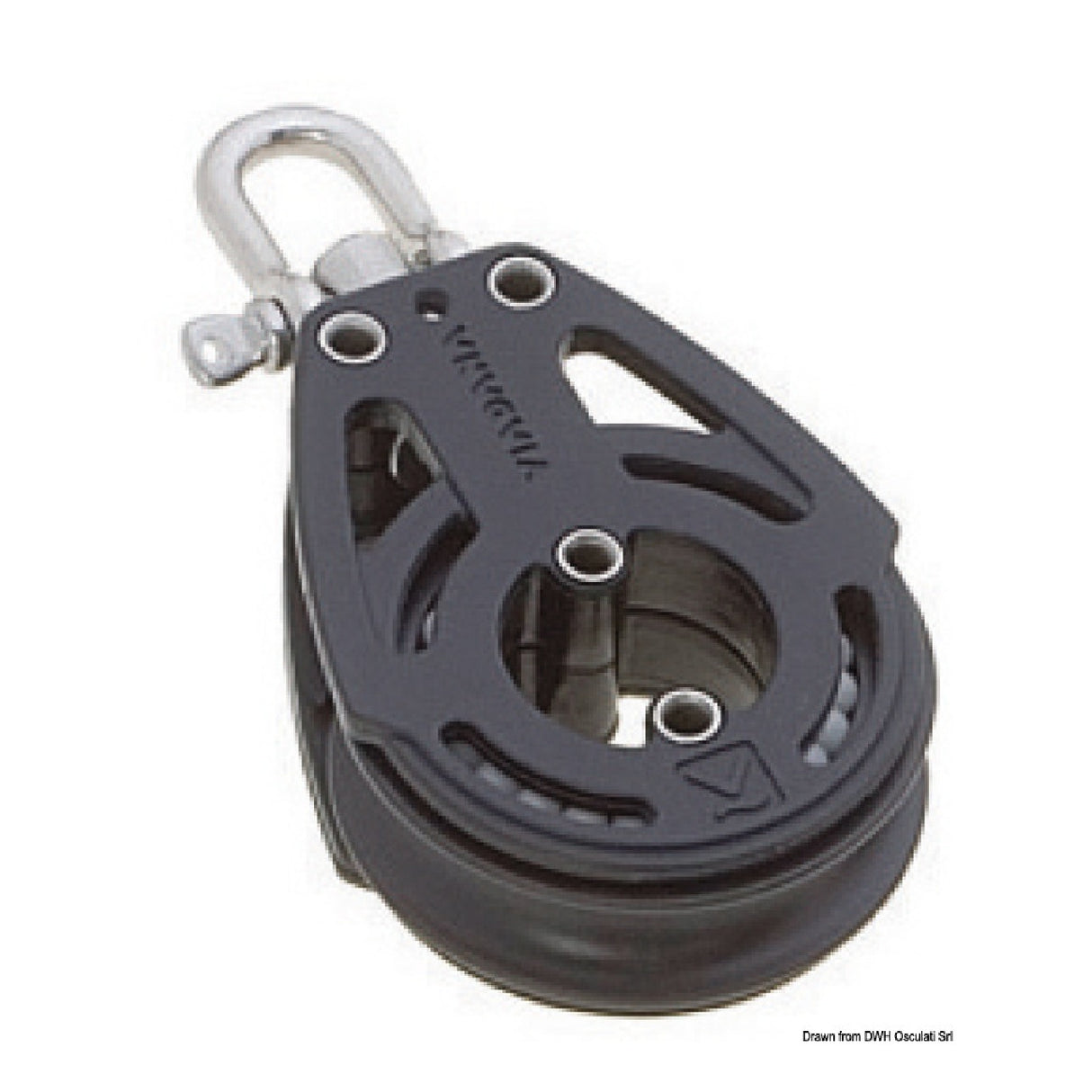 Viadana Bozzello 1 drehbare oder arretierbare Umlenkrolle