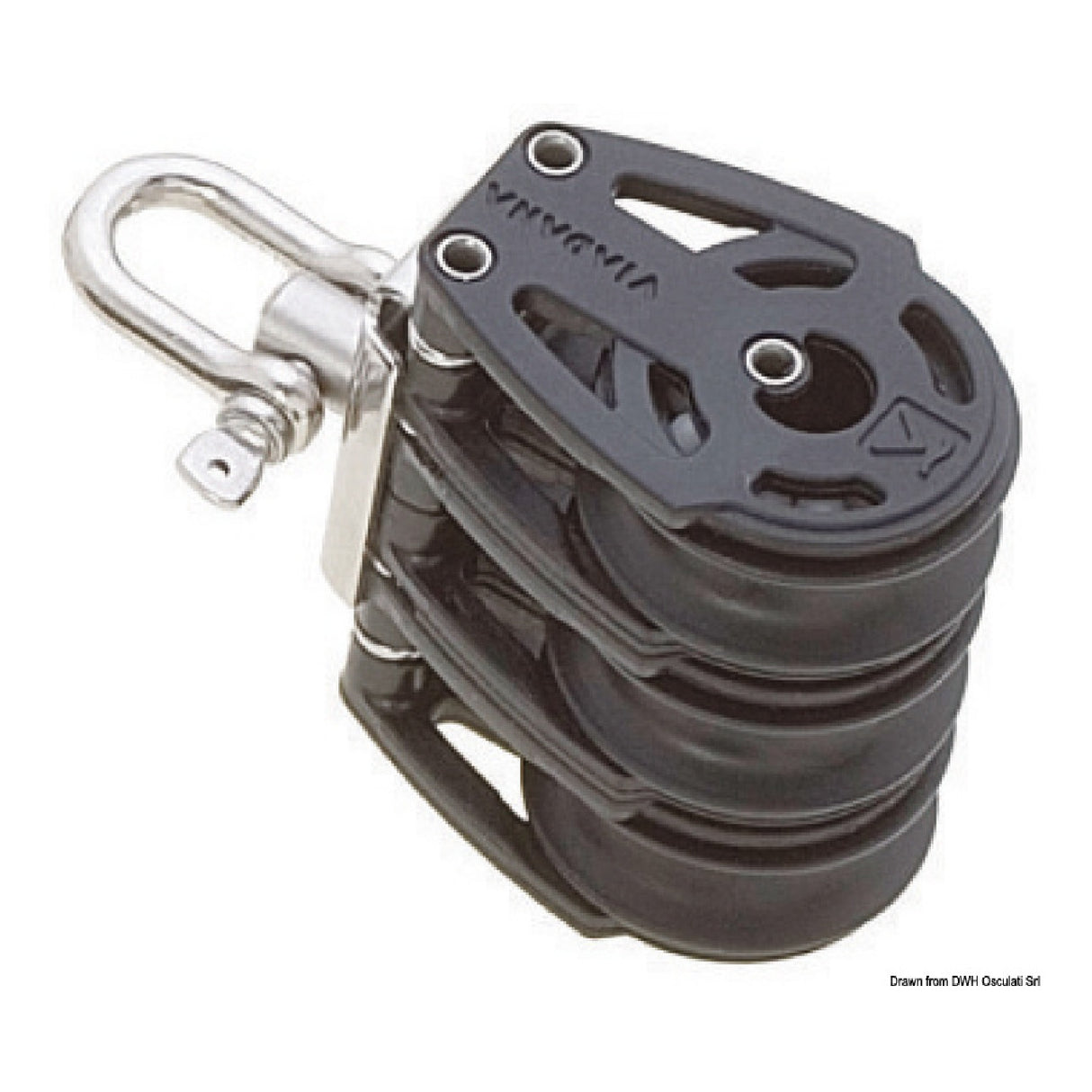 Viadana 3-Rollen-Block (Universalkopf)