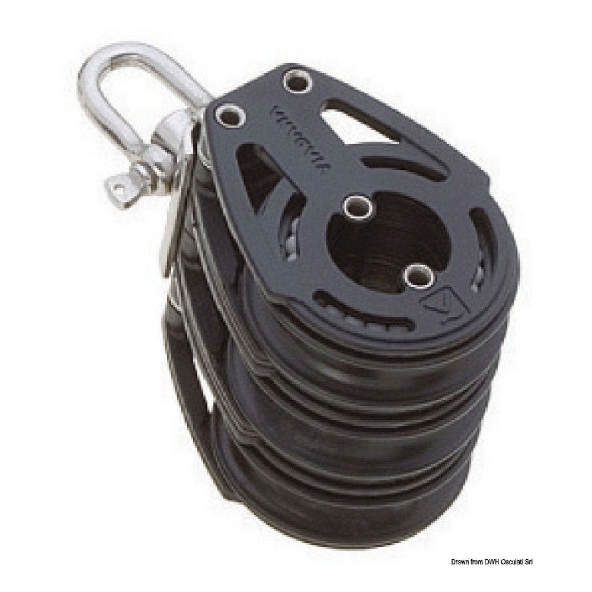 Viadana 3-Rollen-Block (Universalkopf)