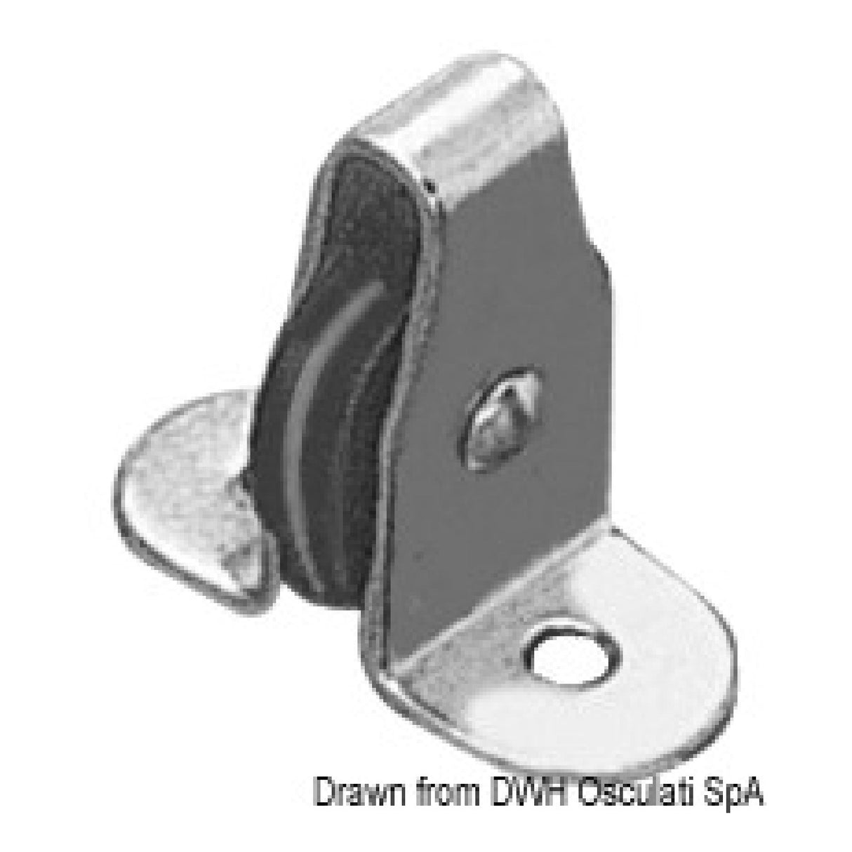 Viadana Kleine vertikale Schnellziehschlaufen aus Edelstahl