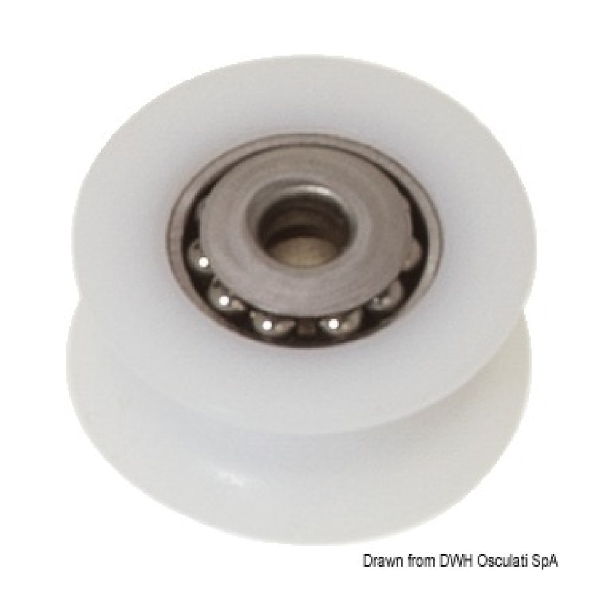 Poleas Viadana Delrin con tapas y bolas de acero inoxidable