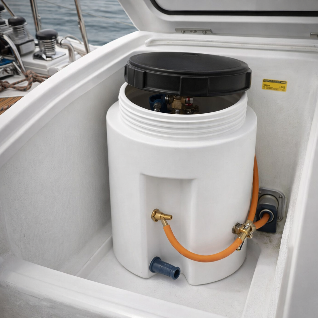 Osculati Wasserdichter Gasflaschenbehälter 50.251.00