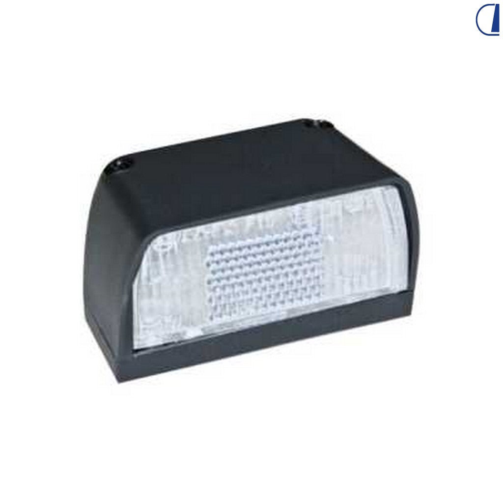 Di-Tec Luce targa verticale piccola 12V per camper – omologazione ECE R4