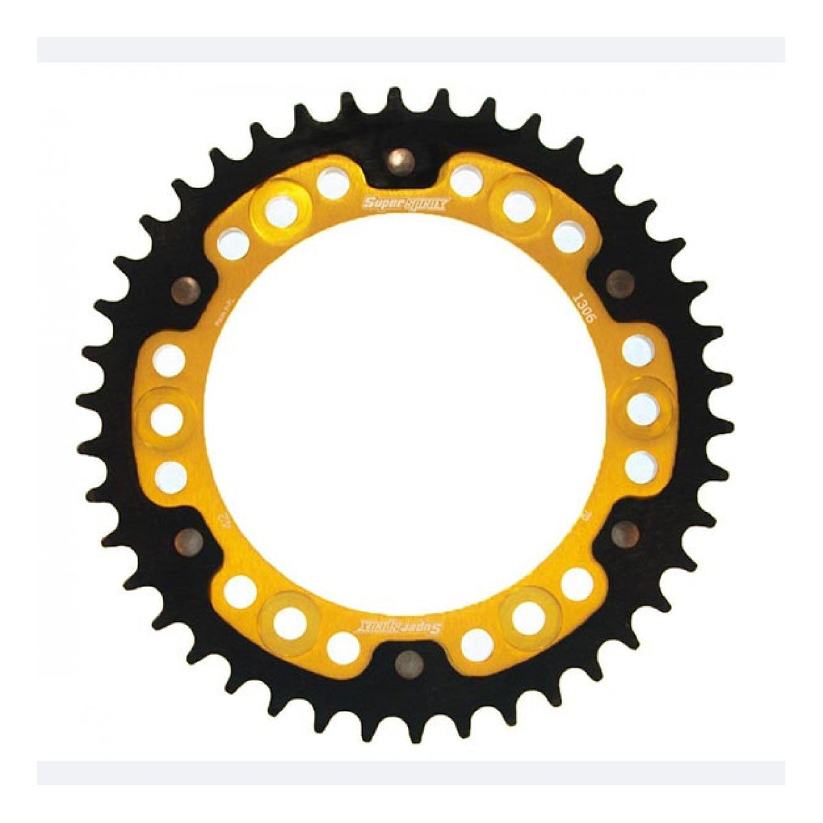 Plato de aluminio Supersprox STEALTH RST GOLD 530 42 CBR RR Fireblade 929 00/01