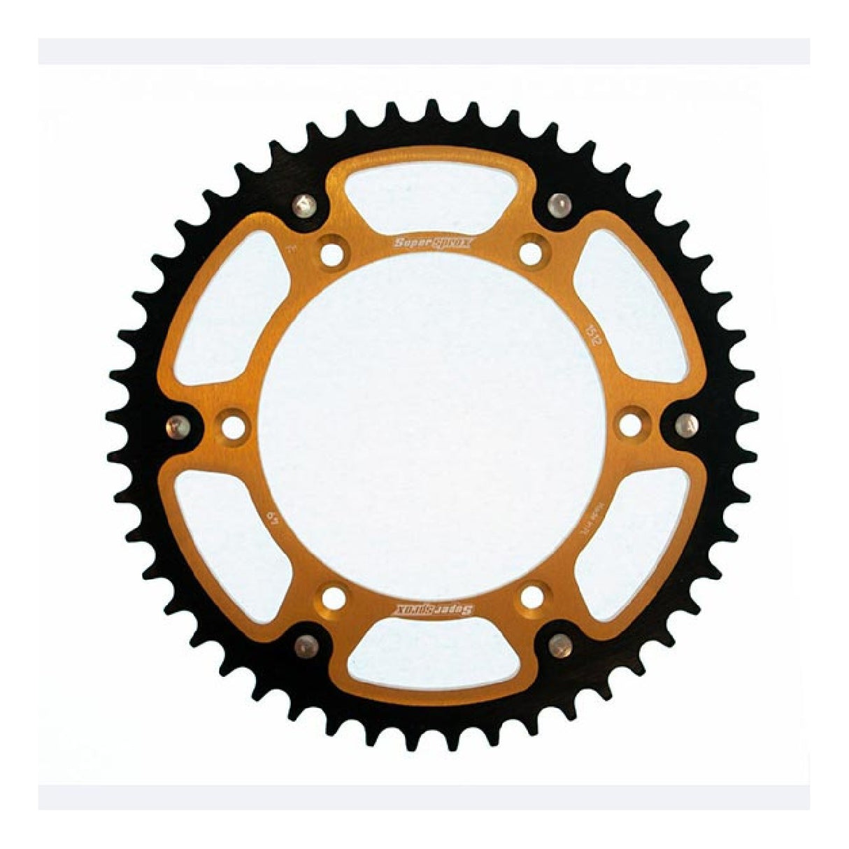 Supersprox STEALTH RST GOLD 520 49 Zähne Aluminiumkrone GAS GAS EC 2T 250 CC 96