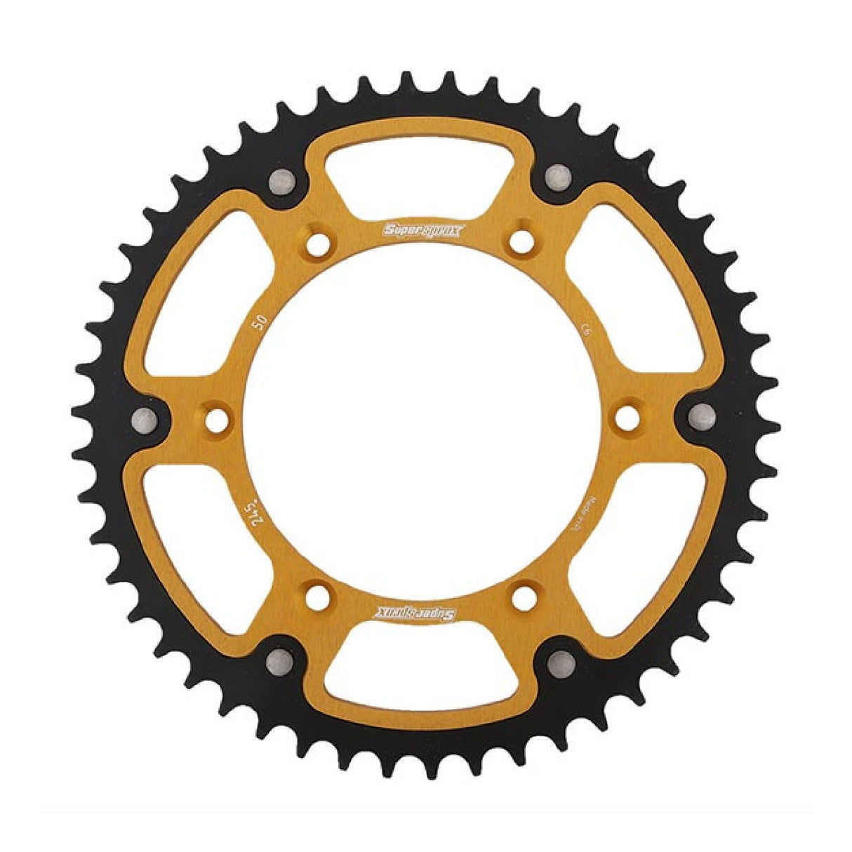 Supersprox STEALTH RST GOLD 520 Aluminiumkrone 50 Zähne YAMAHA WR F 250 CC 07