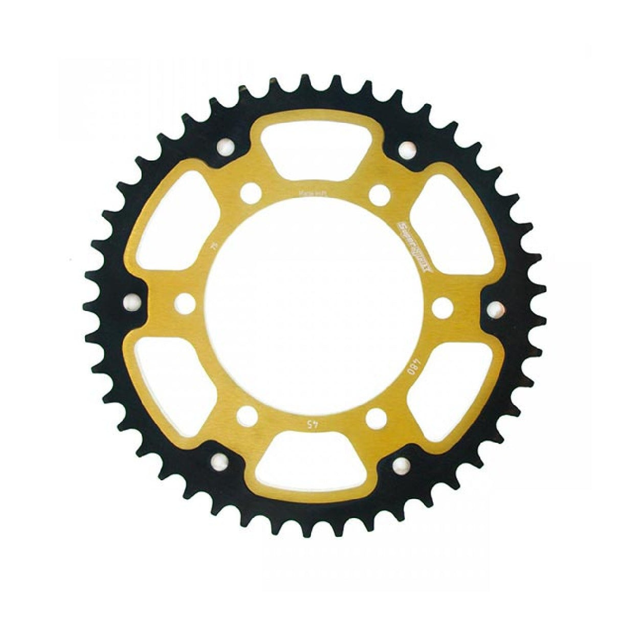 Supersprox STEALTH RST GOLD 525 45 Zähne Aluminiumkrone SUZUKI GSX R 750 11/17