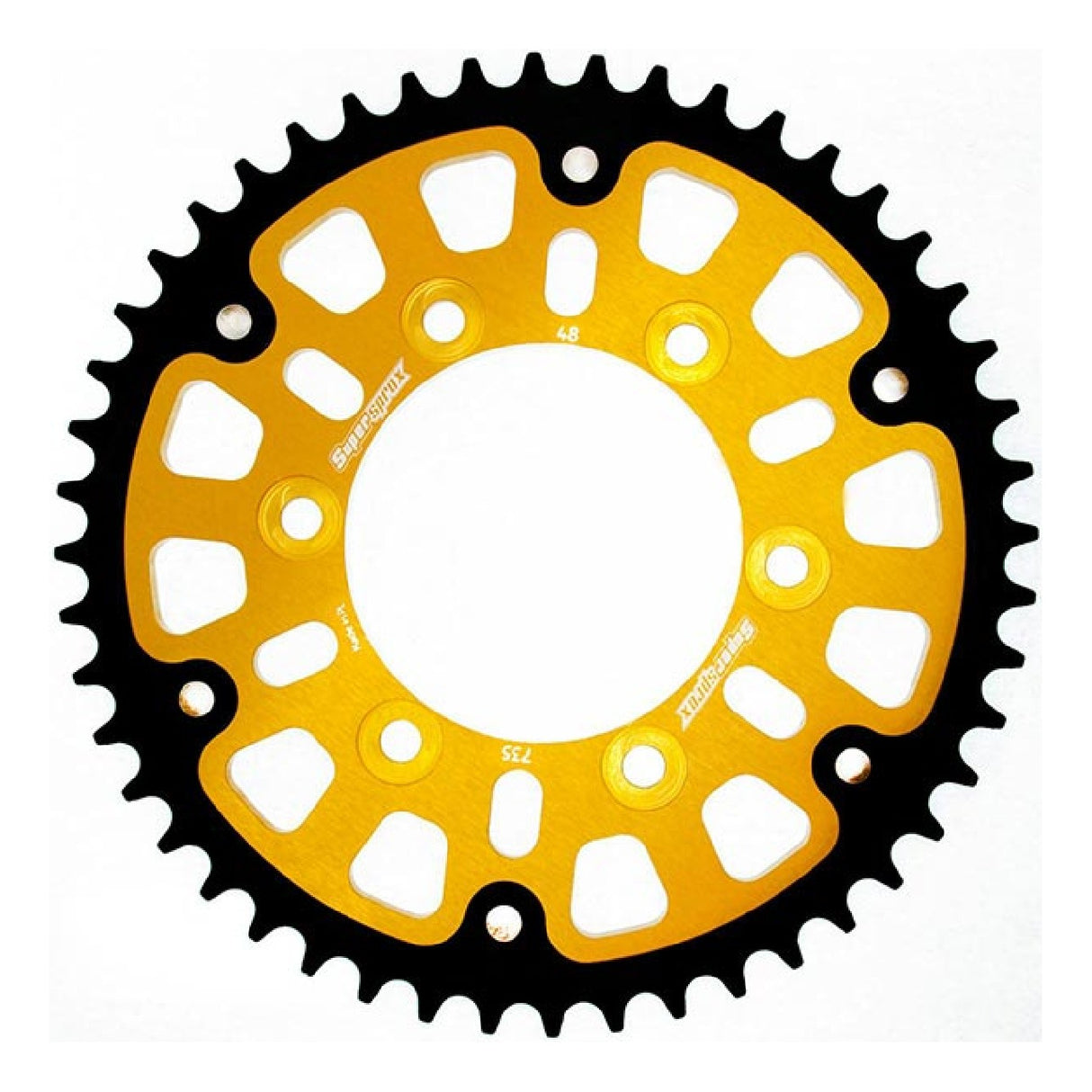 Supersprox STEALTH RST GOLD 520 48 Zähne Aluminiumkrone DUCATI Monster 620 04