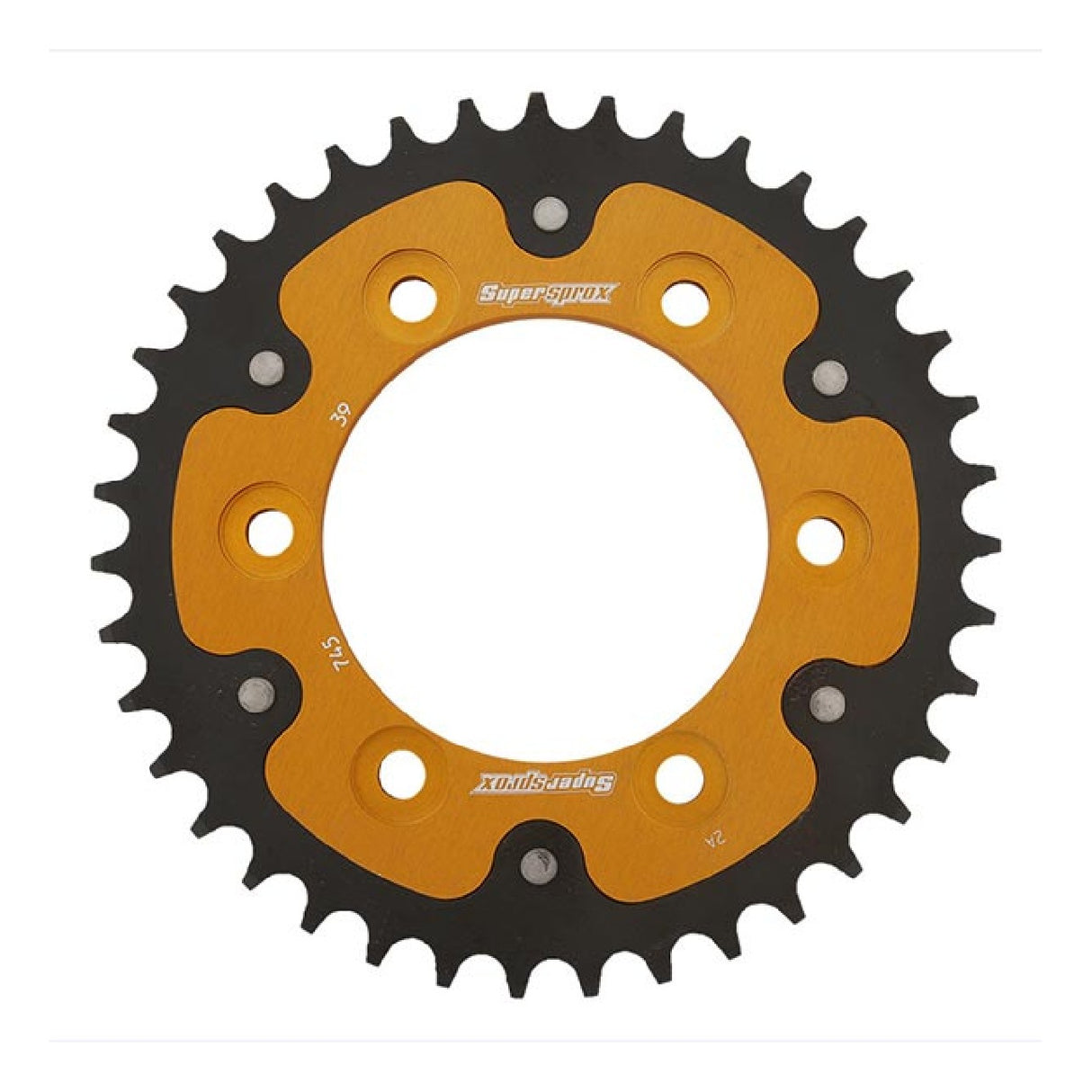 Supersprox STEALTH RST ORO 525 39 DUCATI Monster 1000 03/04 Aluminiumkrone