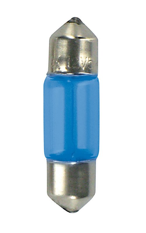 Pilot 12V Lampada siluro Blu-Xe - 8x28 mm - 10W - SV7-8 - 2 pz - D/Blister