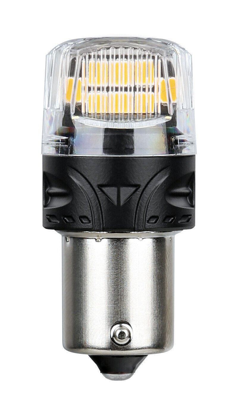 Pilot 12V Ultra-Lumen Series - (PY21W) - BAU15s - 2 pz - Scatola - Arancio - Doppia polarità - Resistenza incorporata