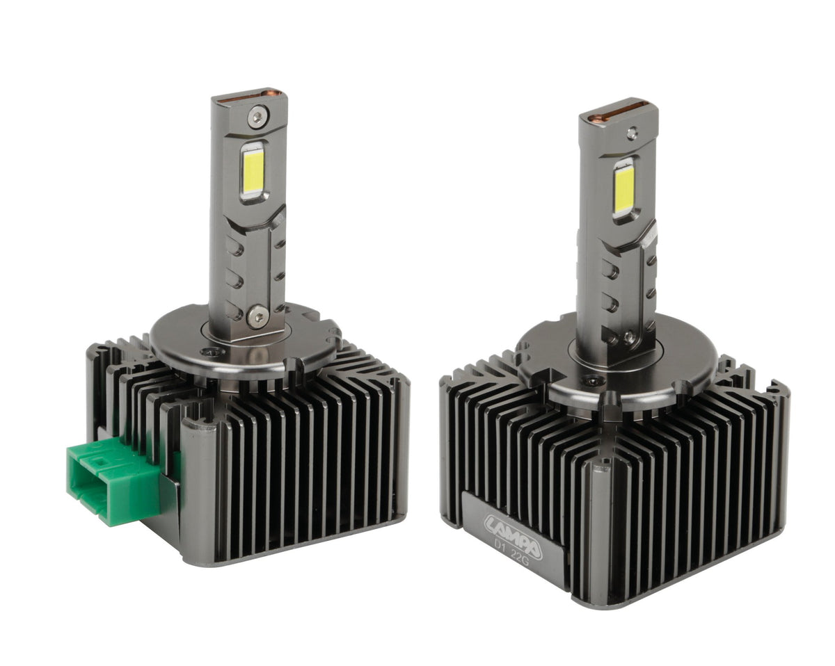 Pilot 12-24V Lampade a Led per conversione fari Xenon - (D1S-D1R) - 35W - 2 pz - Scatola