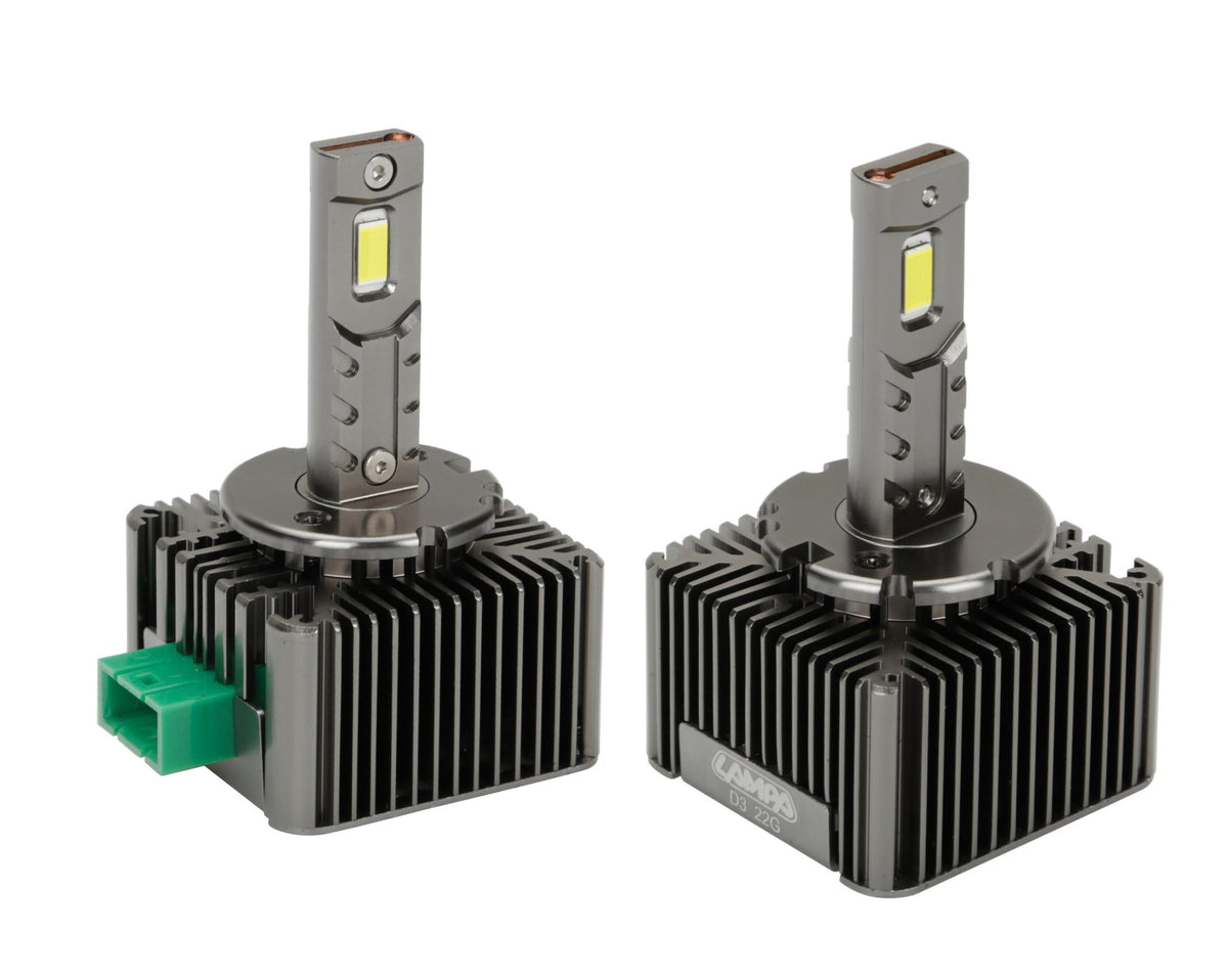 Pilot 12-24V Lampade a Led per conversione fari Xenon - (D3S-D3R) - 35W - 2 pz - Scatola