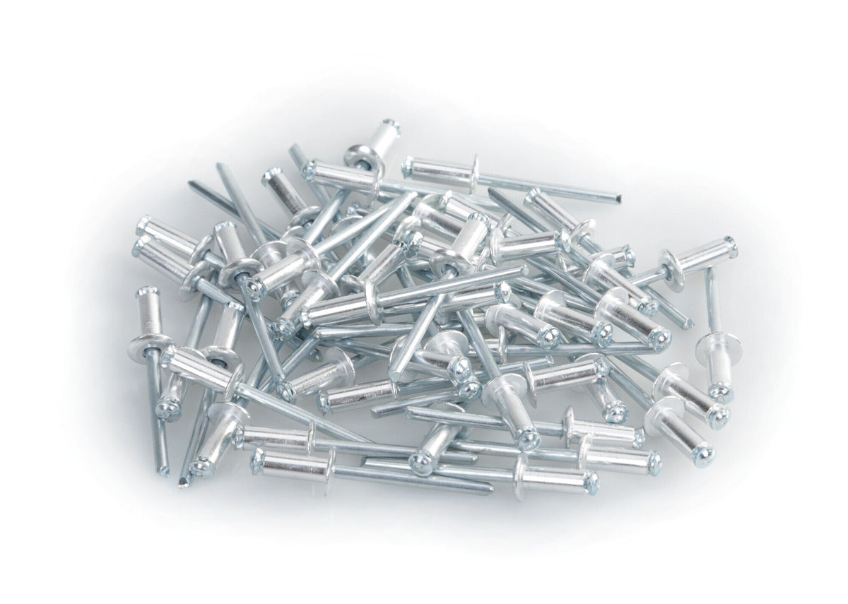Lampa Aluminium Rivets, set 50 rivetti Graf per portatarga - Argento 59581