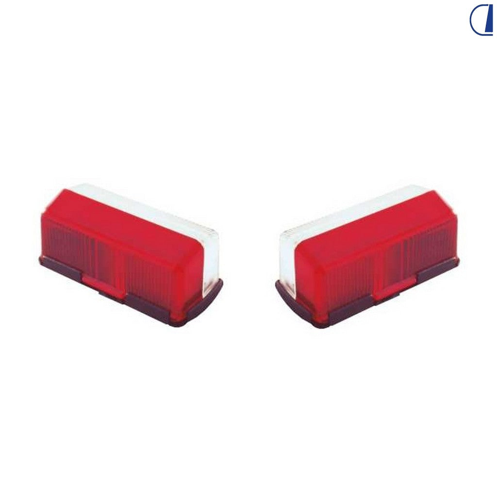 Di-Tec Outline Marker fanale di posizione rosso/bianco 12V