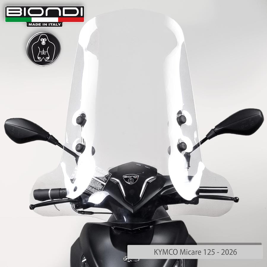 Biondi Parabrezza Mod. Z Scooter Trasparente - Solo Schermo