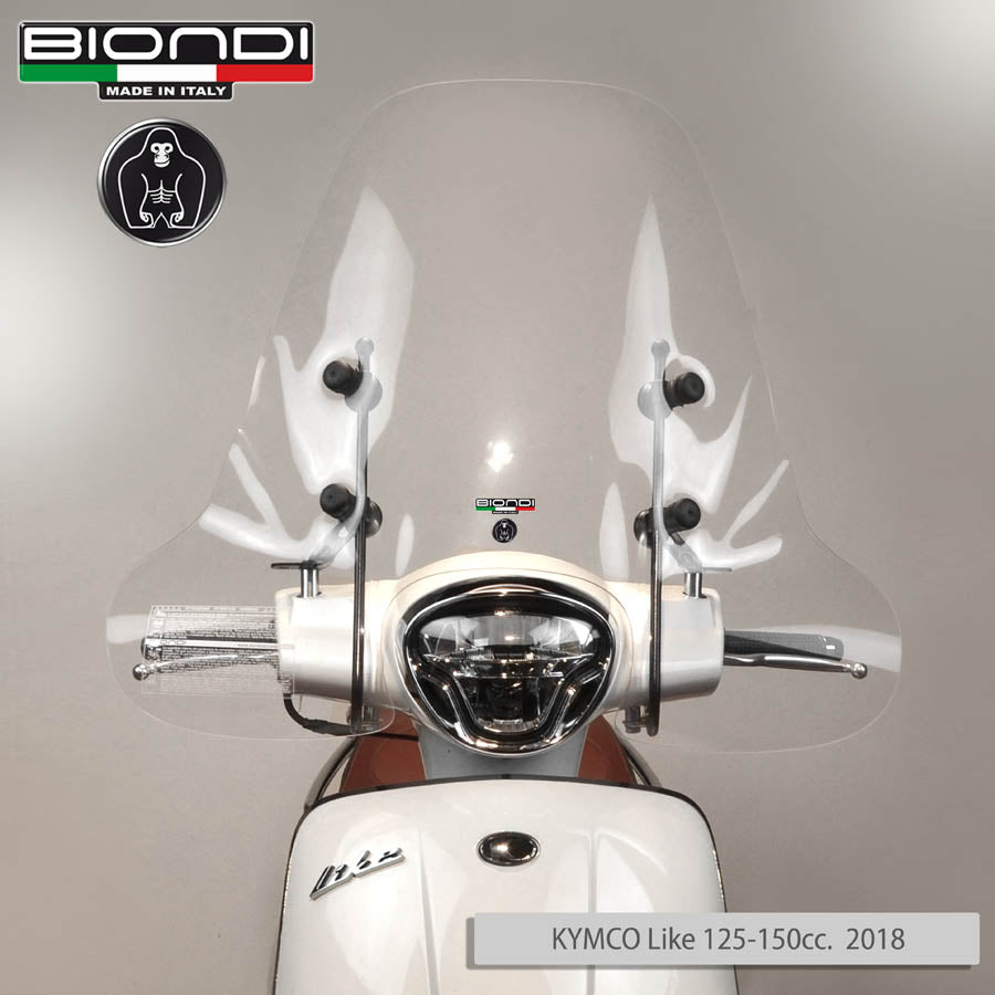 Biondi Club Parabrezza Scooter Trasparente 61x70 cm - MPN 8061136