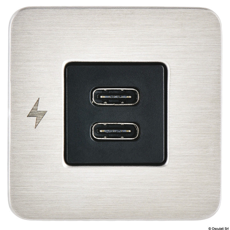 Scanstrut TILE Presa Doppia USB C+C per Nautica 12/24 V